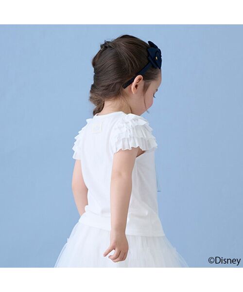 petit main / プティマイン Tシャツ | 【Disney】袖チュールグラフィックT | 詳細9
