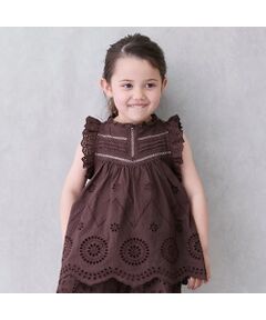 てんてんママ♡　1210 セール】 【リンク】オーバーレースチュニック （チュニック