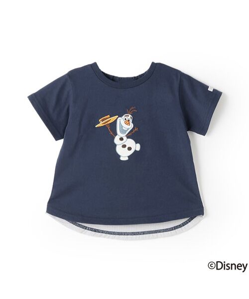 petit main / プティマイン Tシャツ | 【Disney】オラフアップリケTシャツ | 詳細15