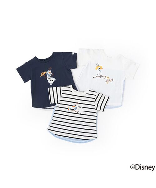 petit main / プティマイン Tシャツ | 【Disney】オラフアップリケTシャツ | 詳細29
