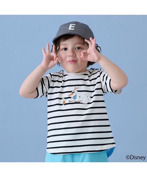 petit main / プティマイン Tシャツ | 【Disney】オラフアップリケTシャツ | 詳細9