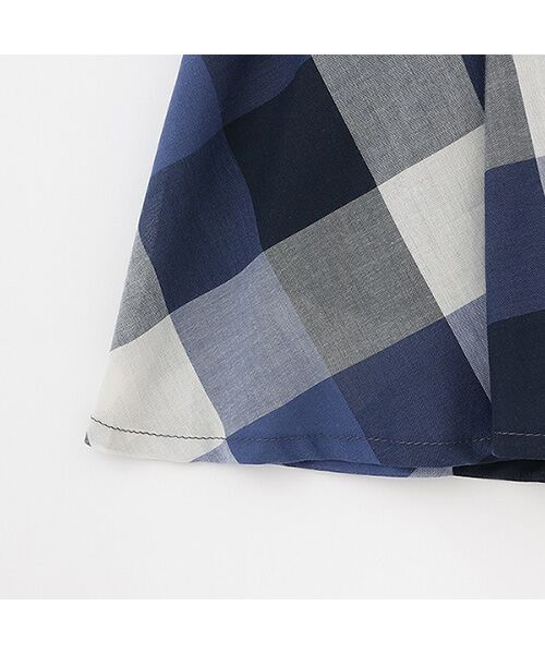 petit main / プティマイン ミニ丈・ひざ丈ワンピース | 【リンク】肩あきチェックワンピース | 詳細12