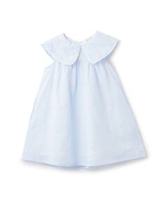 petit main / プティマイン ミニ丈・ひざ丈ワンピース | 【リンク】ハート刺繍ワンピース