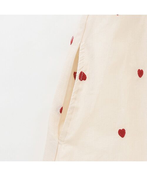 petit main / プティマイン ミニ丈・ひざ丈ワンピース | 【リンク】ハート刺繍ワンピース | 詳細11