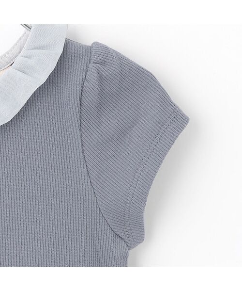 petit main / プティマイン ミニ丈・ひざ丈ワンピース | 【リンク】オーガンジーワンピース | 詳細5