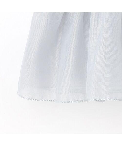 petit main / プティマイン ミニ丈・ひざ丈ワンピース | 【リンク】オーガンジーワンピース | 詳細7