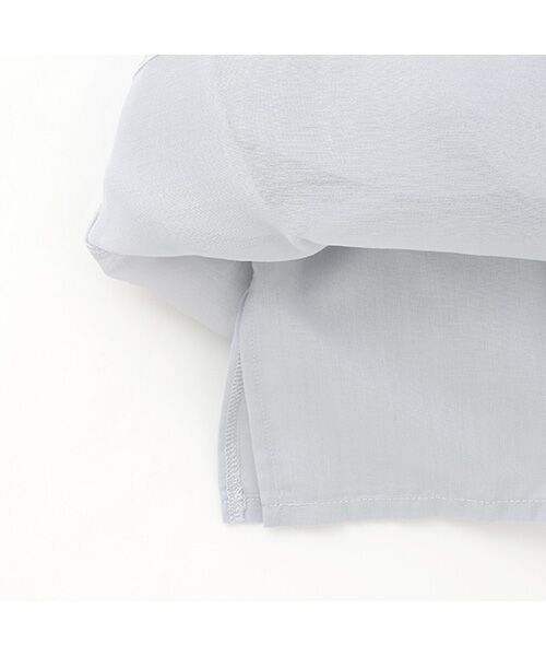 petit main / プティマイン ミニ丈・ひざ丈ワンピース | 【リンク】オーガンジーワンピース | 詳細9