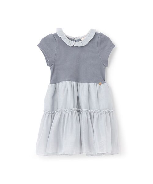 rino*　petit main 　ワンピース　110 ne Quittez pas (ヌキテパ) ワンピース フリル Cotton Voile
