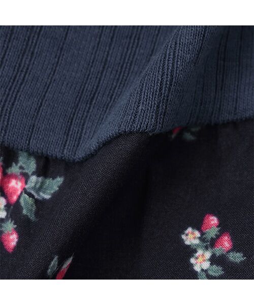 petit main / プティマイン ミニ丈・ひざ丈ワンピース | 【リンク】いちご柄ドッキングワンピース | 詳細7