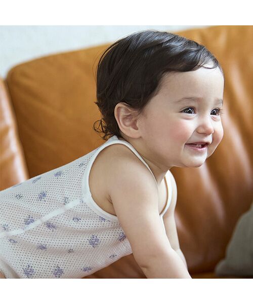 petit main / プティマイン ロンパース | 【弱酸性】メッシュキャミロンパース | 詳細3