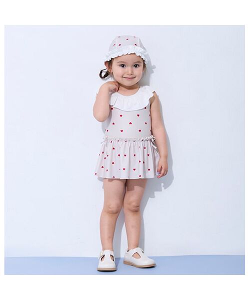 petit main / プティマイン 水着・スイムグッズ | フリルスイムキャップ | 詳細2