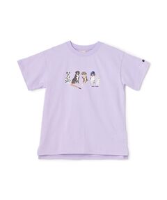 petit main / プティマイン Tシャツ | 【防汚加工】DOGグラフィックTシャツ