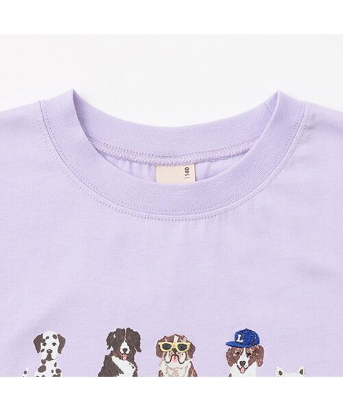 petit main / プティマイン Tシャツ | 【防汚加工】DOGグラフィックTシャツ | 詳細2