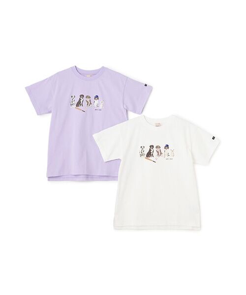 petit main / プティマイン Tシャツ | 【防汚加工】DOGグラフィックTシャツ | 詳細8