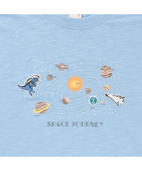 petit main / プティマイン Tシャツ | 【防汚加工】宇宙グラフィックTシャツ | 詳細3