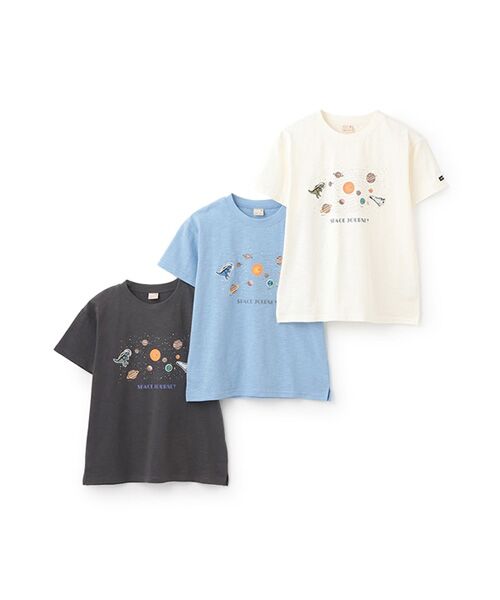 petit main / プティマイン Tシャツ | 【防汚加工】宇宙グラフィックTシャツ | 詳細8