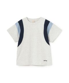 petit main / プティマイン Tシャツ | 【接触冷感】袖ライン配色Tシャツ