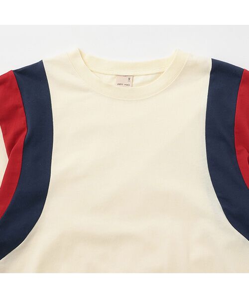 petit main / プティマイン Tシャツ | 【接触冷感】袖ライン配色Tシャツ | 詳細2