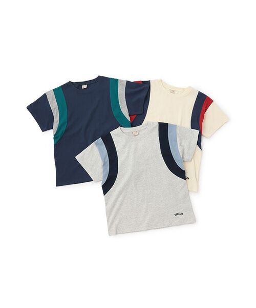 petit main / プティマイン Tシャツ | 【接触冷感】袖ライン配色Tシャツ | 詳細8