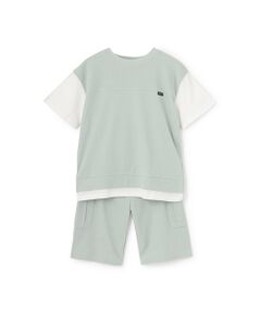 petit main / プティマイン カットソー | 【接触冷感】ドッキングカットセットアップ