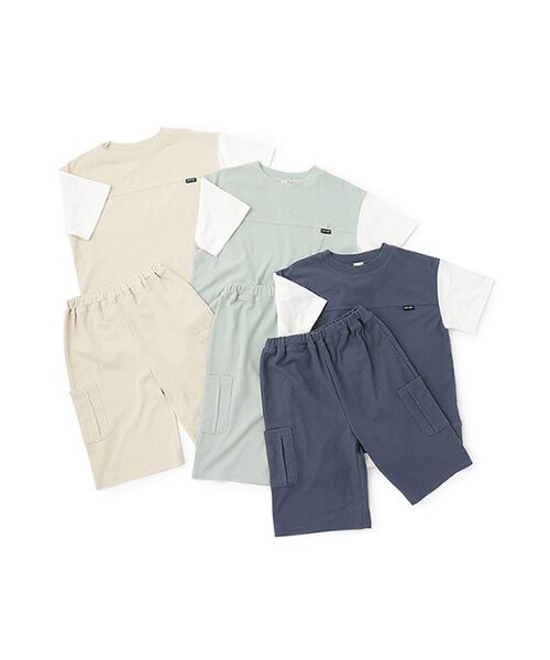 petit main / プティマイン カットソー | 【接触冷感】ドッキングカットセットアップ | 詳細11