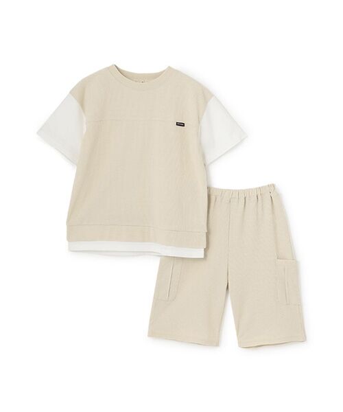 petit main / プティマイン カットソー | 【接触冷感】ドッキングカットセットアップ | 詳細2