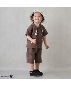 petit main / プティマイン ショート・ハーフ・半端丈パンツ | 【Disney】刺繍ハーフパンツ