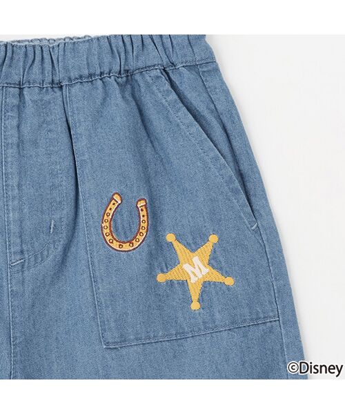 petit main / プティマイン ショート・ハーフ・半端丈パンツ | 【Disney】刺繍ハーフパンツ | 詳細10