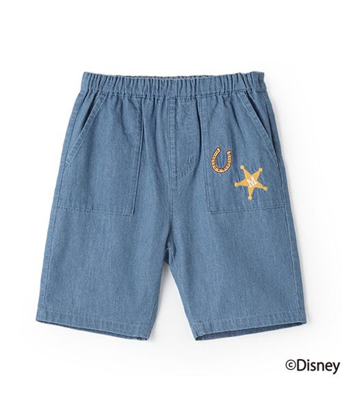 petit main / プティマイン ショート・ハーフ・半端丈パンツ | 【Disney】刺繍ハーフパンツ | 詳細6