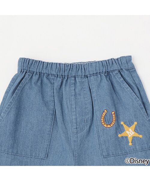 petit main / プティマイン ショート・ハーフ・半端丈パンツ | 【Disney】刺繍ハーフパンツ | 詳細8