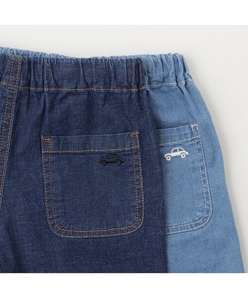 petit main / プティマイン ショート・ハーフ・半端丈パンツ | ストレッチデニムハーフパンツ | 詳細7