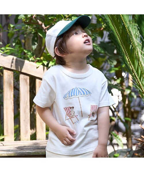 petit main/プティマイン 【プティプラ】BOYS半袖Tシャツ② オフホワイト 90 petit main/プティマイン 【プティプラ】BOYS半袖Tシャツ② オフホワイト 90