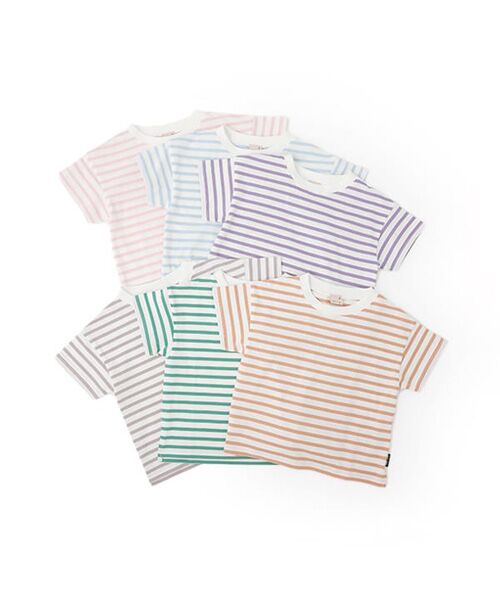 petit main / プティマイン Tシャツ | 【GOODPRICE冷感】ボーダー半袖Tシャツ | 詳細7