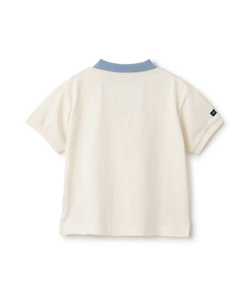 petit main / プティマイン ポロシャツ | 【接触冷感】ポロ衿配色半袖Tシャツ | 詳細4