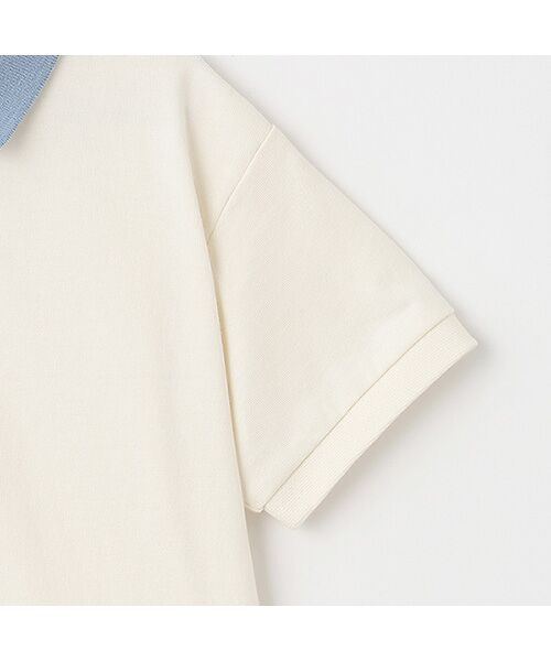 petit main / プティマイン ポロシャツ | 【接触冷感】ポロ衿配色半袖Tシャツ | 詳細7