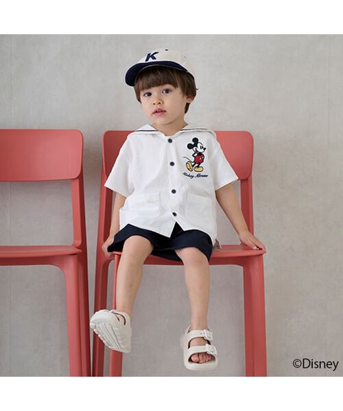 petit main / プティマイン その他トップス | 【Disney】セーラーセットアップ | 詳細4