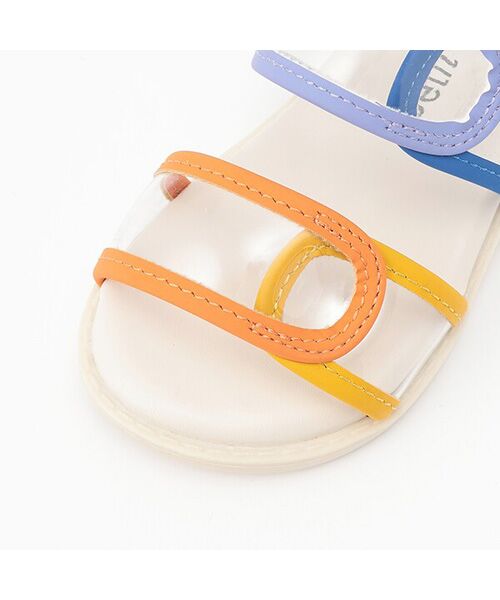 petit main / プティマイン サンダル | 配色クリアサンダル | 詳細5