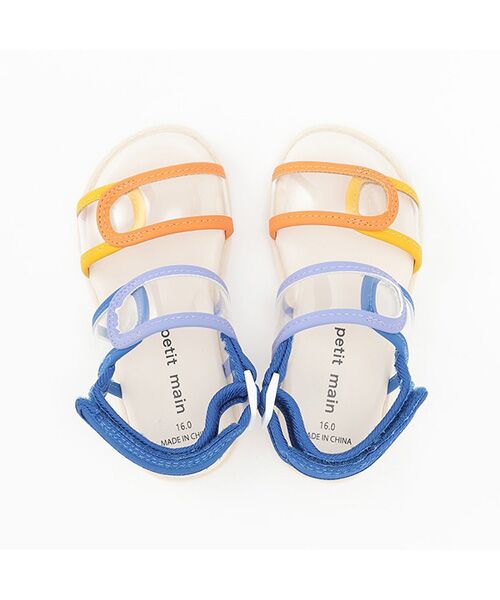 petit main / プティマイン サンダル | 配色クリアサンダル | 詳細8