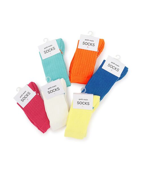 petit main / プティマイン ソックス | 底パイルカラーリブソックス | 詳細7