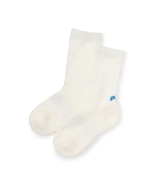 しましまぴかそ　F セール】 底パイルカラーリブソックス （ソックス）｜petit main