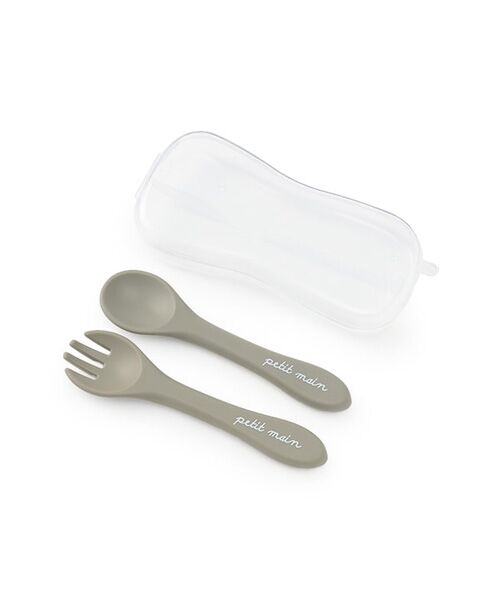 petit main/プティマイン シリコンカトラリー/L チャ F