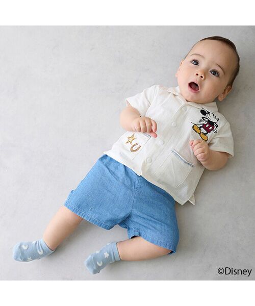 petit main / プティマイン シャツ・ブラウス | 【Disney】開襟シャツセットアップ | 詳細1