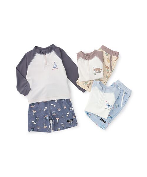 petit main / プティマイン 水着・スイムグッズ | SWIM　BOYSアソートセットアップ水着 | 詳細19