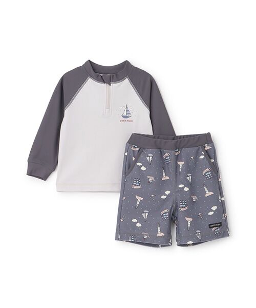 petit main / プティマイン 水着・スイムグッズ | SWIM　BOYSアソートセットアップ水着 | 詳細6