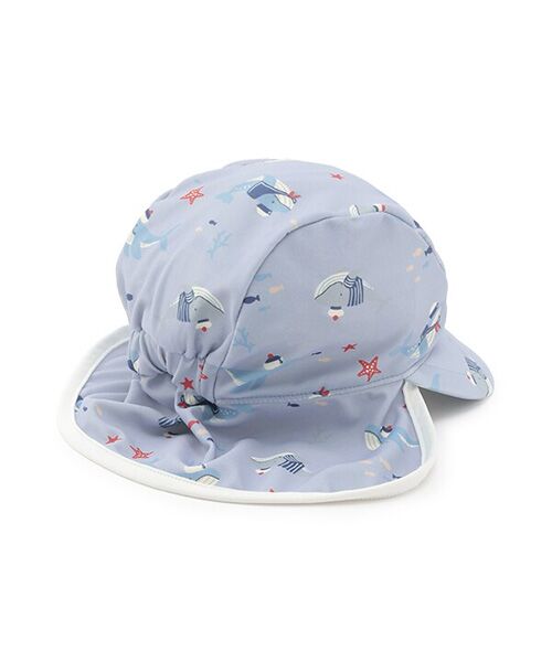 petit main / プティマイン 水着・スイムグッズ | 総柄日除けスイムキャップ | 詳細3