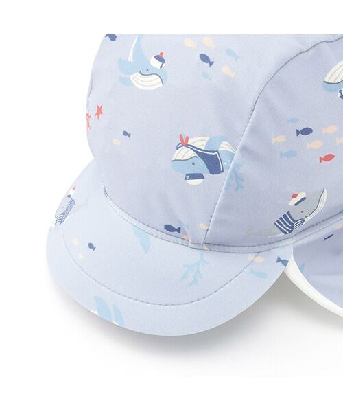 petit main / プティマイン 水着・スイムグッズ | 総柄日除けスイムキャップ | 詳細4