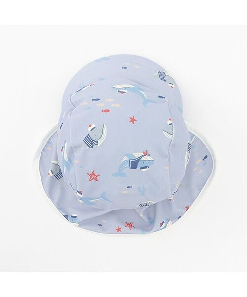 petit main / プティマイン 水着・スイムグッズ | 総柄日除けスイムキャップ | 詳細6