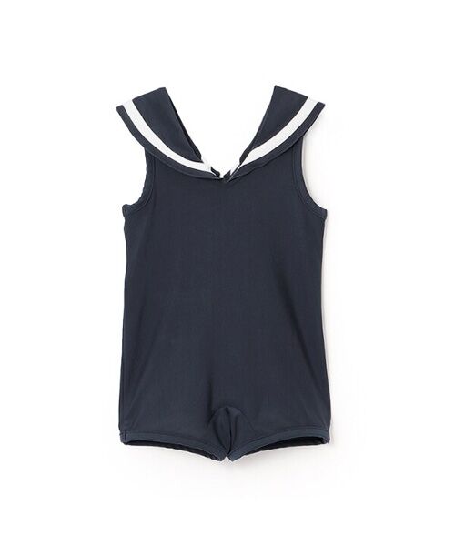 petit main / プティマイン 水着・スイムグッズ | boysセーラー襟水着 | 詳細1