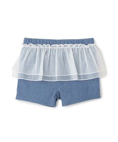 petit main / プティマイン ショート・ハーフ・半端丈パンツ | 一分丈フリルショートパンツ