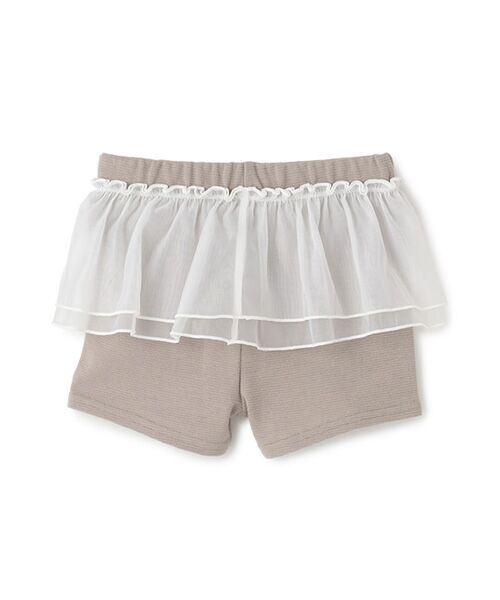 petit main / プティマイン ショート・ハーフ・半端丈パンツ | 一分丈フリルショートパンツ | 詳細1